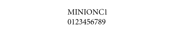 Fuente MINIONC1.TTF