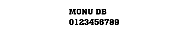 Fuente MONU DB.TTF