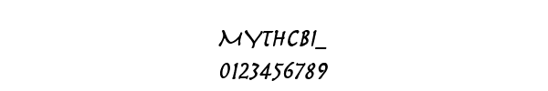 Fuente MYTHCBI_.TTF