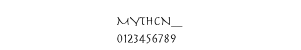 Fuente MYTHCN__.TTF