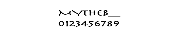Fuente MYTHEB__.TTF