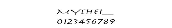 Fuente MYTHEI__.TTF