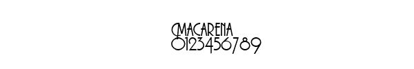Fuente Macarena.ttf