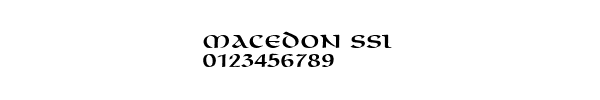Fuente Macedon SSi.ttf