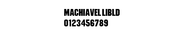 Fuente MachiavelliBld.ttf