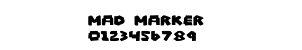 Fuente Mad Marker.ttf