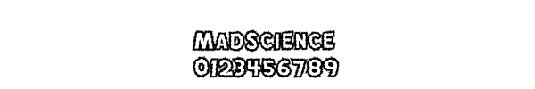 Fuente MadScience.ttf