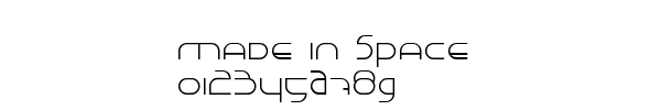 Fuente Made in Space.ttf