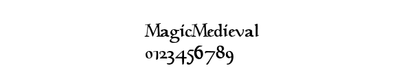 Fuente MagicMedieval.ttf