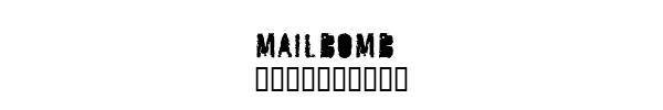 Fuente MailBomb.ttf