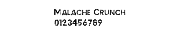 Fuente Malache Crunch.ttf