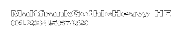 Fuente MaltfrankGothicHeavy HE.ttf