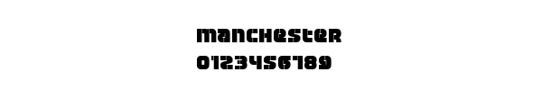 Fuente Manchester.ttf
