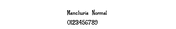Fuente Manchuria  Normal.ttf