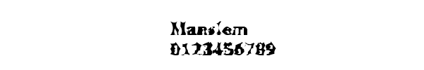 Fuente Manslem.ttf
