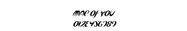 Fuente Map of You.ttf