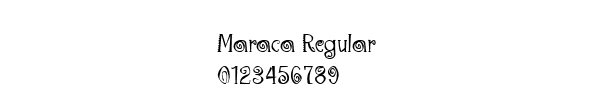 Fuente Maraca Regular.ttf