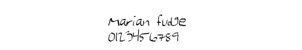 Fuente Marian fudge.ttf