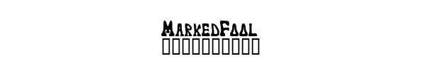 Fuente MarkedFool.ttf