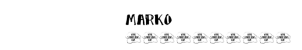 Fuente Marko.ttf