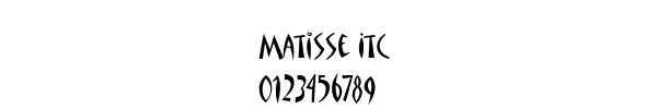 Fuente Matisse Itc.ttf