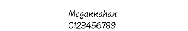 Fuente Mcgannahan.ttf