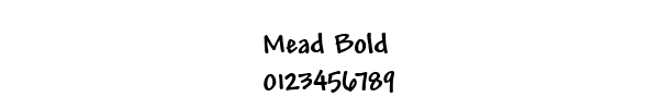Fuente Mead Bold.ttf
