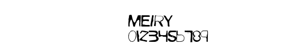 Fuente Meiry.ttf