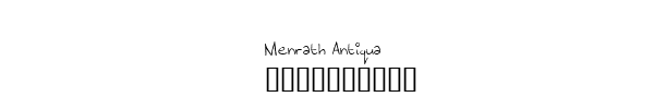 Fuente Menrath Antiqua.ttf
