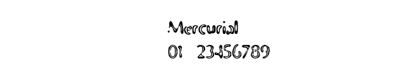 Fuente Mercurial.ttf