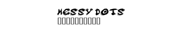 Fuente Messy Dots.ttf