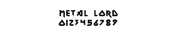 Fuente Metal Lord.ttf