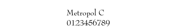 Fuente Metropol C.ttf
