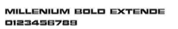 Fuente Millenium Bold Extended Bt.ttf