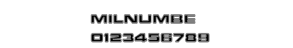 Fuente Milnumbe.ttf