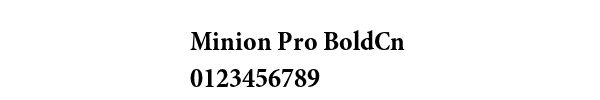 Fuente Minion Pro BoldCn.ttf