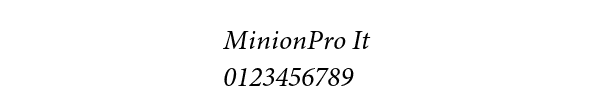 Fuente MinionPro It.ttf