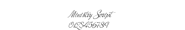 Fuente Ministry Script.ttf