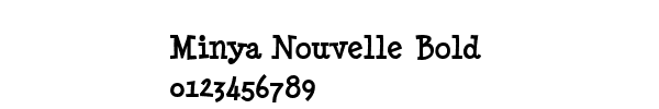 Fuente Minya Nouvelle Bold.ttf