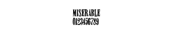 Fuente Miserable.ttf