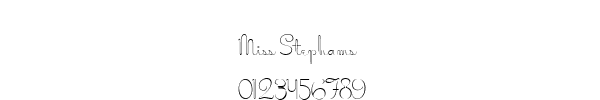 Fuente Miss Stephams.ttf