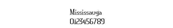 Fuente Mississauga.ttf