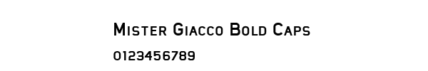 Fuente Mister Giacco Bold Caps.ttf