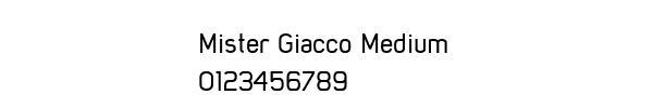 Fuente Mister Giacco Medium.ttf