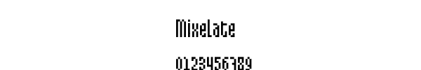 Fuente Mixelate.ttf