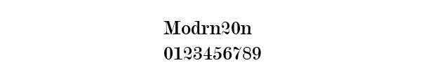 Fuente Modrn20n.ttf