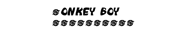 Fuente Monkey boy.ttf