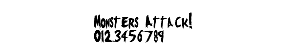Fuente Monsters Attack!.ttf