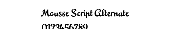 Fuente Mousse Script Alternate.ttf