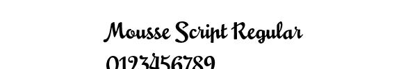 Fuente Mousse Script Regular.ttf